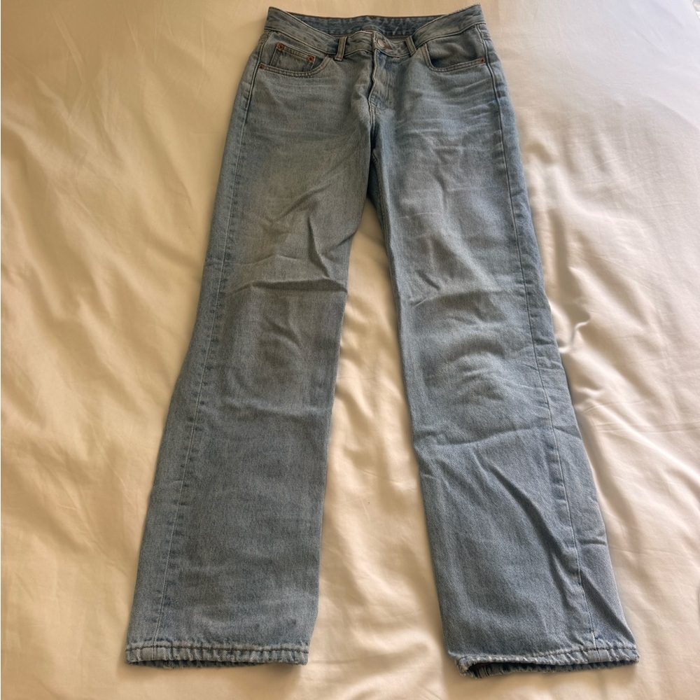 Dr. Denim Light Blue Straight Leg Jeans